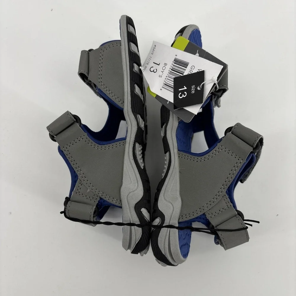 Eddie Bauer Water Sandals Boy's 13 Durable Lightweight Adjustable Waterproof NWT